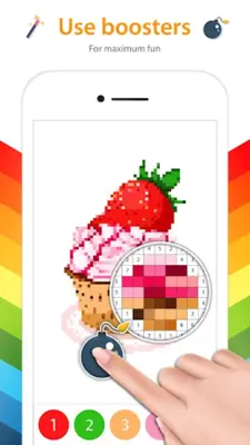 Color by Number – Pixel Art Coloring Book android App screenshot 1