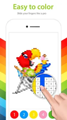 Color by Number – Pixel Art Coloring Book android App screenshot 2